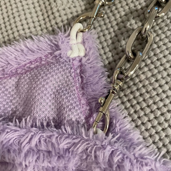 Purple Fuzzy Tank Top - Picture 3 of 4